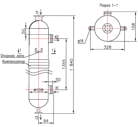 КС 100-1,5-8×0,8-1 купить на TEPLOOBMENNIC.KZ