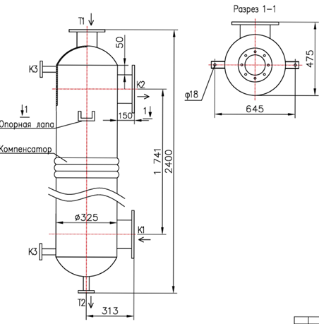 КС 300-2СК-8×1-27,6 купить на TEPLOOBMENNIC.KZ
