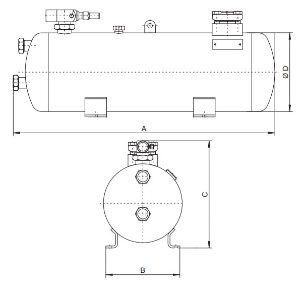 Кожухотрубный теплообменник BITZER F1602G 