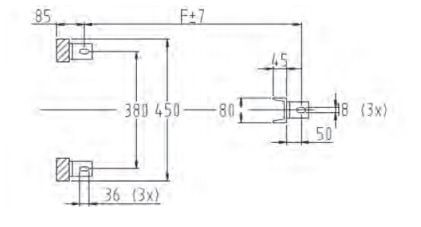 Чертёж теплообменника Danfoss XGC-X042L вид сверху