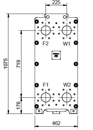 Габаритный чертёж ONDA GM010