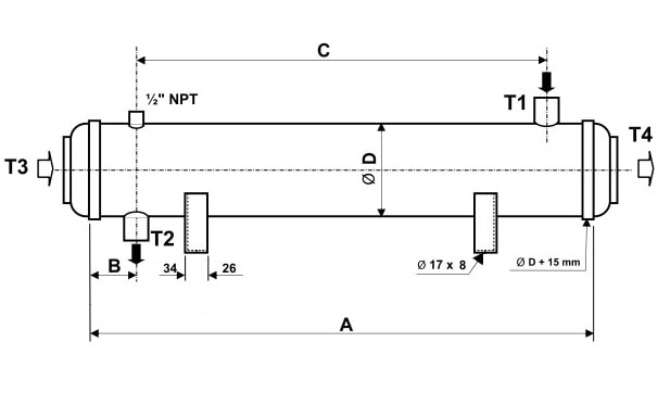 Кожухотрубный теплообменник Ciat FKH 219-30N