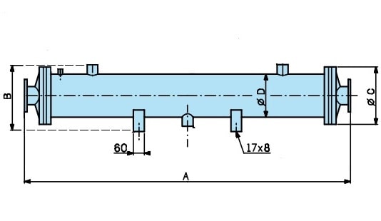 Кожухотрубный теплообменник Ciat FKN 558 40R