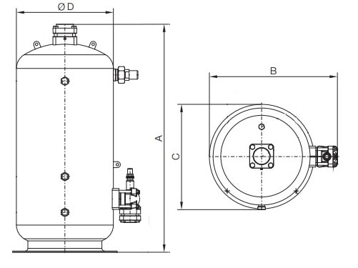 Кожухотрубный теплообменник BITZER FS252P