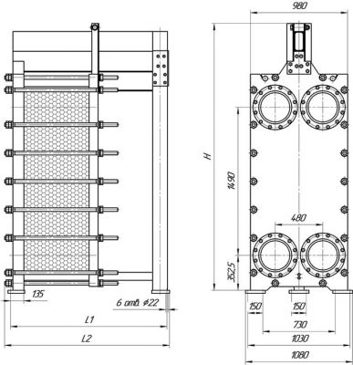 Пластинчатый теплообменник ЭТРА ЭТ-120 | Интернет-магазин TEPLOOBMENNIC.KZ