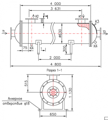 КС 600-4-8×0,8-252,0 | Интернет-магазин TEPLOOBMENNIC.KZ