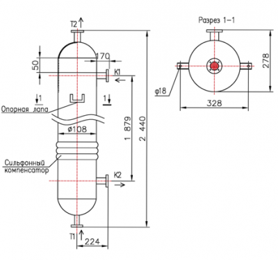КС 100-2-8×0,8-2 | Интернет-магазин TEPLOOBMENNIC.KZ