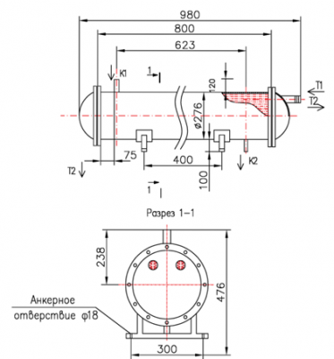 КС 270Р-0,8-12×1-52 | Интернет-магазин TEPLOOBMENNIC.KZ