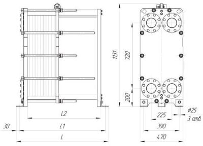 Теплообменник Ридан XGF100-034 | Интернет-магазин TEPLOOBMENNIC.KZ