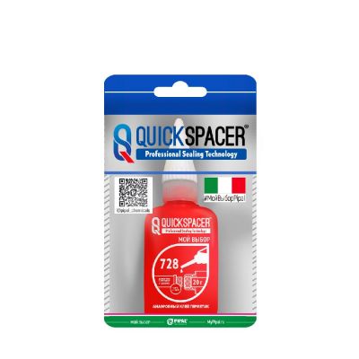 Анаэробный клей-герметик для уплотнения резьбовых соединений QUICKSPACER 728 | Интернет-магазин TEPLOOBMENNIC.KZ