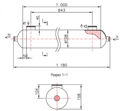 КС 100-1-8×0,8-1,2 | Интернет-магазин TEPLOOBMENNIC.KZ