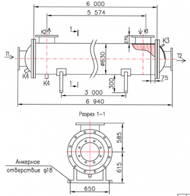 КС 600Р-6-12×2-280 | Интернет-магазин TEPLOOBMENNIC.KZ