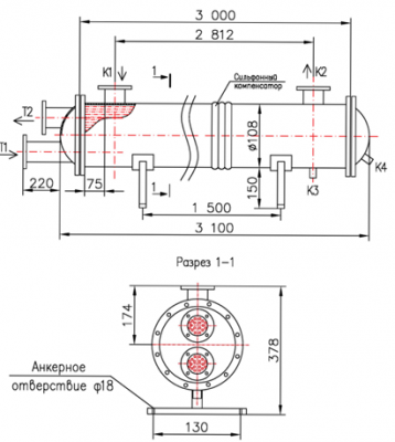 КС 100-3-2Х-16×2-2 | Интернет-магазин TEPLOOBMENNIC.KZ
