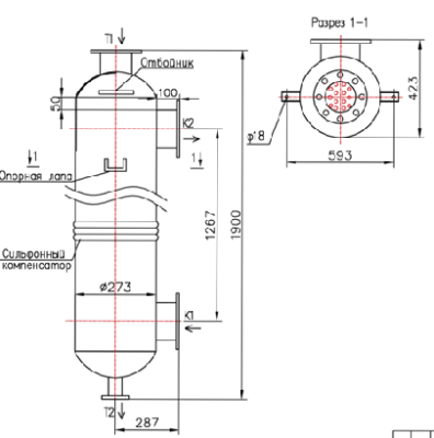 КС 270-1,5-8×1бшг-12,0 | Интернет-магазин TEPLOOBMENNIC.KZ