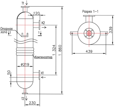 КС 200-1,5-8×0,8-9 | Интернет-магазин TEPLOOBMENNIC.KZ