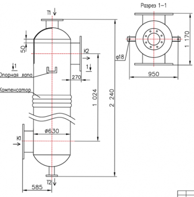 КС 600-1,5СК-8×0,8-94 | Интернет-магазин TEPLOOBMENNIC.KZ