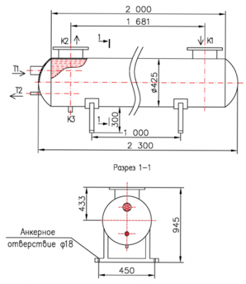 КС 400-2-2Х-8×1,56-54 | Интернет-магазин TEPLOOBMENNIC.KZ